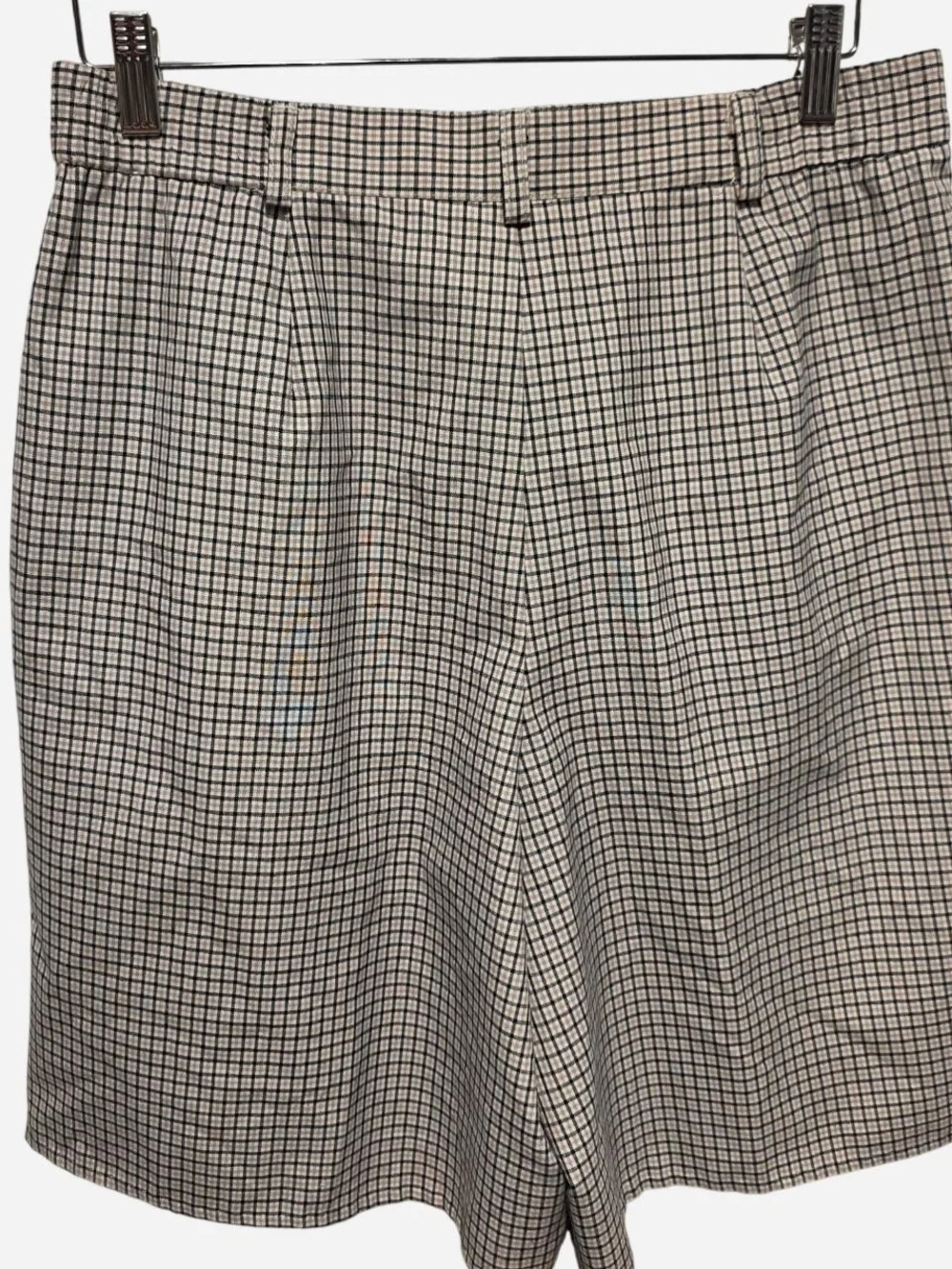 VINTAGE 90s Counterparts Black White High Waisted Dark Preppy Shorts Size 12
